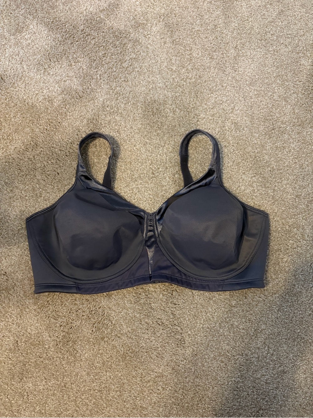 Playtex Gray Supportive Full Coverage Underwire Bra